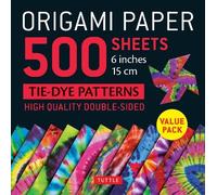 Origami Paper 500 sheets Tie-Dye Patterns 6" (15 cm)