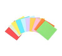 Origami Paper 520 Sheets | 10 Colors Double Sided 5x5cm Square Craft Paper | Youth Educational Folding Paper for Cranes / Cards / DIY Projects