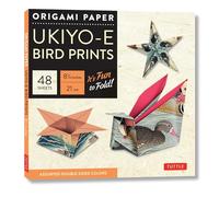 Origami Paper 8 1/4 in 21 Cm Ukiyo-e Bird Print 48 Sheets: Tuttle Origami Paper: Double-sided Origami Sheets Printed With 8 Different Designs: Instructions for 6 Projects Included