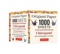 Origami Paper Chiyogami 1,000 sheets 2 3/4 in (7 cm)