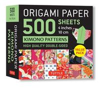 Origami Paper 500 sheets Kimono Patterns 4" (10 cm)