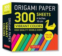 Origami Paper Vibrant Colors: Tuttle Origami Paper: Double-sided Origami Sheets Printed With 12 Different Designs