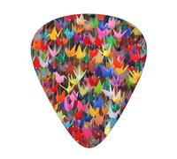 Origami - Plettri per chitarra, 12 pezzi, per ukulele, basso, accessori