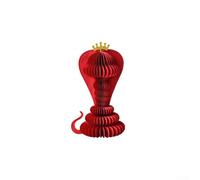 Origami Snake Year Ornament per carta per facile per montaggio Dimensioni | Tradizionale arte origami Simbolismo festivo Adatta a per casa o ufficio Celebra l'Anno del Serpente