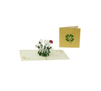 Origamo biglietto augurale handmade buona fortuna