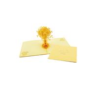 Origamo LV0003 - Biglietto Auguri, Albero della Vita, Pop Up, 15 x 15 cm