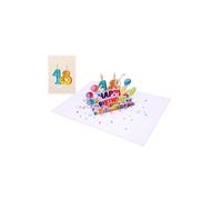 Origamo biglietto di auguri per 18 anni UNI