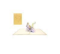 Origamo biglietto di auguri pop up con angeli Santa Cresima