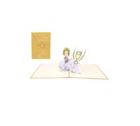 Origamo biglietto di auguri pop up con angelo Prima Comunione