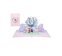 Origamo biglietto di auguri pop up fidanzati