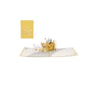 Origamo biglietto di auguri pop up per matrimonio con carrozza