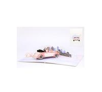 Origamo biglietto di auguri pop up per matrimonio con sposi