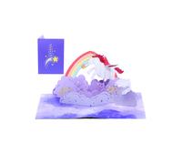 Origamo biglietto di auguri pop up unicorno