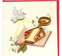 Biglietto auguri Origamo Quilling Cresima