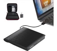 ORIGBELIE Lettore CD Esterno USB 3.0 DVD-R CD-RW Drive, Plug & Play Masterizzatore DVD Esterno, Lettore DVD Portatile per PC Desktop Macbook Air/Pro Windows 11/10/8/7/XP Vista Linux Mac OS con Scatola