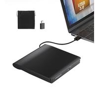 ORIGBELIE Masterizzatore DVD Esterno, USB 3.0 Type-C CD/DVD +/-RW Drive | Plug & Play, Ultra Magro Lettore CD Esterno per PC Portatile Desktop Macbook Air/Pro Windows 11/10/8/7/XP Vista Linux Mac OS