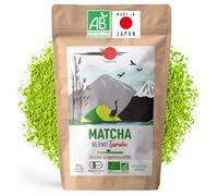 ORIGEENS Tè Matcha Bio giapponese - Blend Shizuoka e Kagoshima - Polvere di Tè Verde Matcha Bio - Sacchetto da 80g - Tè Matcha