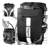 Origem 32L Borsa Bici Posteriore Impermeabile, 3-in-1 Borsa Bicicletta, Borse Laterali Bici Convertibile in Zaino da 2 sec con Strisce Riflettenti per Viaggo Ciclismo Pendolarismo Bikepacking Moto