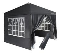 Origem Gazebo Pieghevole Impermeabile 3x3m/2.5x2.5m/3x6m, Gazebo Esterno Resistente Portatile, Montaggio One-Touch e Sacca Portaoggetti con Ruote, per Giardino, Spiaggia, Auto, Campeggio, Mare