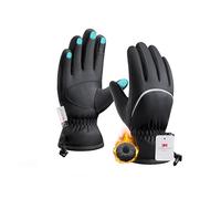 Origem Guanti Invernali Termici Uomo Donna, 3M Thinsulate Touchscreen Impermeabili Guanti Moto Sci Neve con Riflettenti per Bici Ciclismo Scooter Motocross Calcio Corsa Running sportivi snowboard