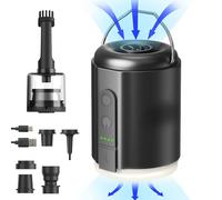Origem Pompa Elettrica per Materasso Gonfiabile, 5.2KPa Portatile Mini Pompa Aria Batteria Ricaricabile Pompa Gonfia Sgonfia con Luci per Materassino Galleggianti da Piscina Giocattoli gonfiabili