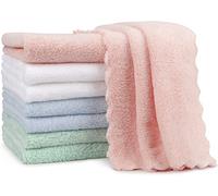 Orighty Panni in tessuto non tessuto di corallo super morbido e assorbente, per la pelle sensibile del bambino, confezione da 8 pezzi da 20 x 10 pollici