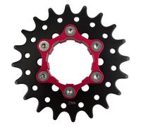 Origin-8 Ultim8 Cassetta Singola Speed Con Montaggio Disco 6B 20tx3/32 Bk/Rd