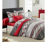ORIGIN Corentin - Copripiumone Lyocell, 240 x 220 cm, colore: Rosso