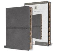 Origin Holy Bible: Medium Format Large Print Gray Leathersoft (Copertina rigida)