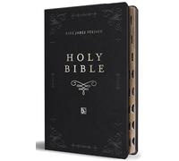 Origin KJV Holy Bible, Giant Print Thinline Large format, Black Prem (Tascabile)