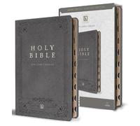 Origin KJV Holy Bible, Giant Print Thinline Large format, Gray Premi (Tascabile)