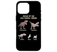 Origin of the Jack Russell Terrier Evolution History Meme Custodia per iPhone 16 Pro Max