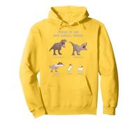 Origin of The Jack Russell Terrier Evolution History Meme Felpa con Cappuccio, Unisex per Adulti, Limone, XXL