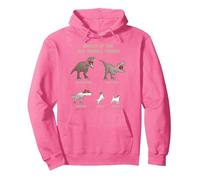 Origin of The Jack Russell Terrier Evolution History Meme Felpa con Cappuccio, Unisex per Adulti, Rosa Acceso, XL