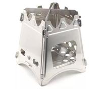 Origin Outdoors - Taschenkocher Stack - Fornelli a combustibile solido 16,5 x 16,5 x 18,5 cm stainless steel