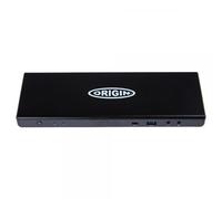 Origin Storage DELL-D6000-OS replicatore di porte e docking station per laptop USB 3.2 Gen 1 [3.1 Gen 1] Type-A + Type-C Nero (Origin Storage Docking Station USB-C/A Triple 4K EQV to DELL D6000)