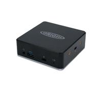 Origin Storage OSDOCK-MMUSBCA replicatore di porte e docking station per laptop USB 3.2 Gen 2 [3.1 Gen 2] Type-C Nero, Argento (Origin Storage USB-C/A Docking Station with 85w PD including USB-C to US