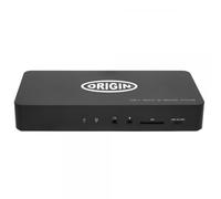 Origin Storage OSDOCK-T4K15 replicatore di porte e docking station per laptop USB 3.2 Gen 2 [3.1 Gen 2] Type-C Nero (Origin Storage USB-C/A Triple 4K Docking Station) - Nouvo