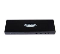 Origin Storage OSDOCK-T4K15 replicatore di porte e docking station per laptop USB 3.2 Gen 2 [3.1 Gen 2] Type-C Nero (Origin Storage USB-C/A Triple 4K Docking Station) - Nouvo
