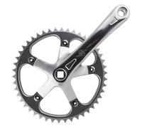 Origin8 Guarnitura Track 170Mm Argento 46T X 1/8" JIS Monomarcia Fissa