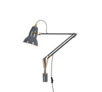 Original 1227 Lampada in Ottone Con Montaggio A Parete Grigio Elefante