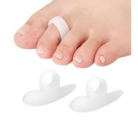 Original 4 Pezzi di separatori per le dita dei piedi - Stecche di gel morbido per evitare la sovrapposizione