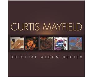 Original Album Series Curtis Mayfield (5CD Curtis,Live,Radici,Back,Dolce ) Nuovo