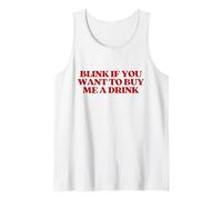 Original Blink If You Want To Buy Me A Drink Y2k Trendy Canotta