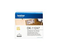 ORIGINAL Brother Etichette Nero su bianco DK-11247 Etichette , 103 x 164mm, bian