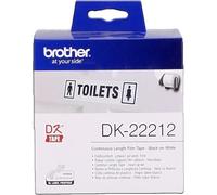 ORIGINAL Brother Etichette Nero su bianco DK-22212 etichetta a lunghezza continu