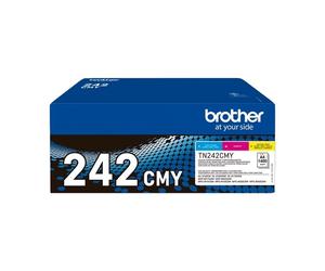 ORIGINAL Brother Multipack ciano / magenta / giallo TN-242CMY ~4200 Seiten