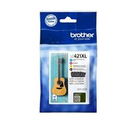 ORIGINAL Brother Multipack nero / ciano / magenta / giallo LC-421XL LC421XLVAL ~