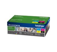 ORIGINAL Brother Multipack nero / ciano / magenta / giallo TN-243CMYK ~4000 Seit