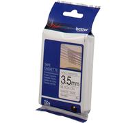 ORIGINAL Brother Nastro Nero su bianco TZe-N201 TZ-N201 3,5 mm x 8 m, non lamina